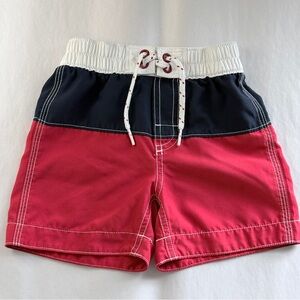 BABY GAP Boys 12-18 Months Toddler America Color block Swim Active Shorts